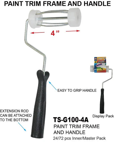 Paint Roller Frame (4")