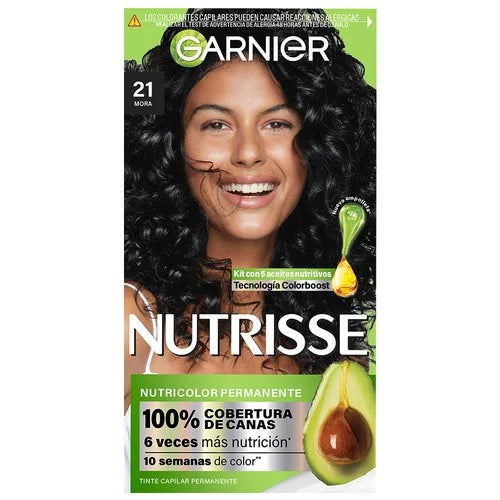 Garnier Nutrisse Nourishing Permanent Hair Color - 21 Black