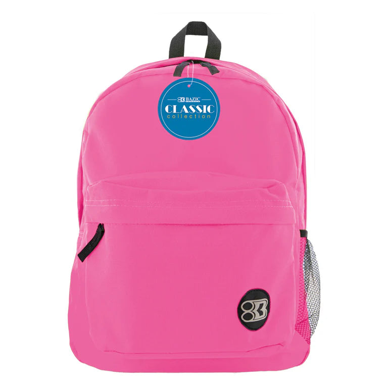 BAZIC 17" Black Classic Backpack