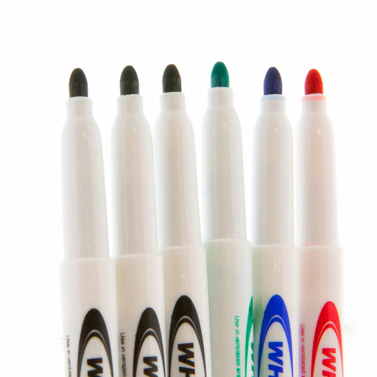 BAZIC Assorted Colors Fine Tip Dry-Erase