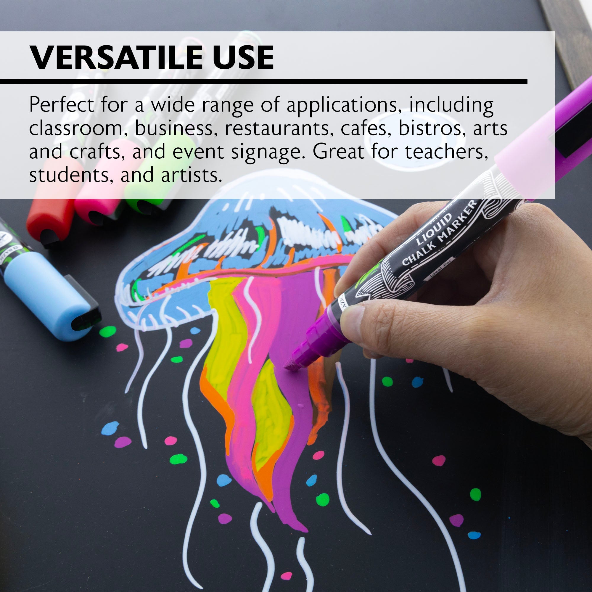BAZIC Color Liquid Chalk Marker