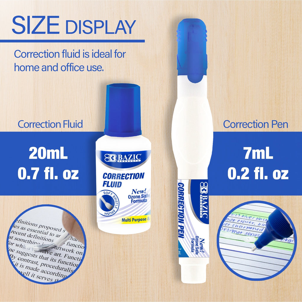 BAZIC Metal Tip Correction Pen & Correction