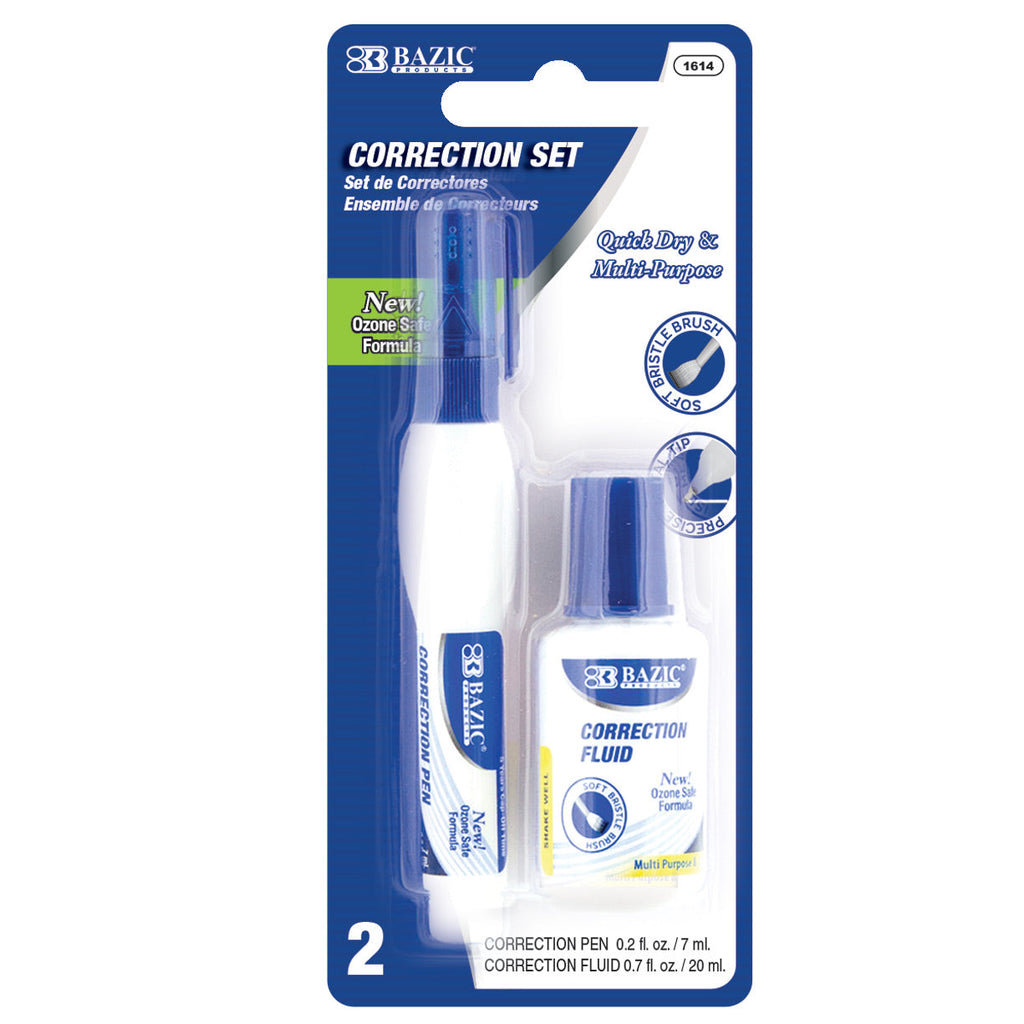 BAZIC Metal Tip Correction Pen & Correction