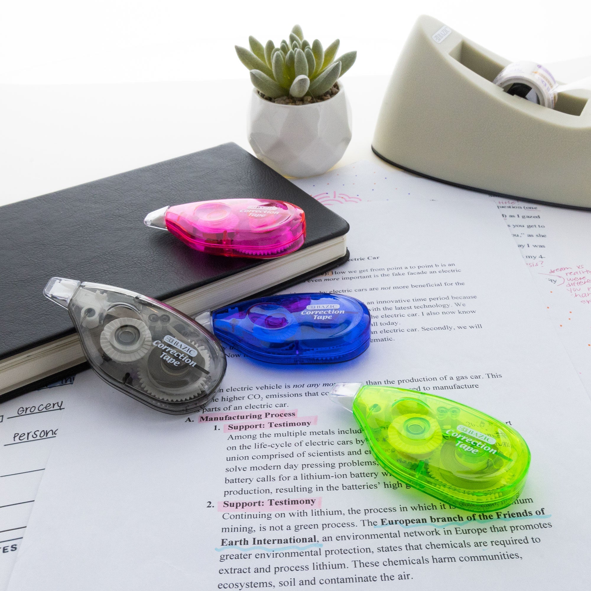 BAZIC 5 mm x 236" Correction Tape