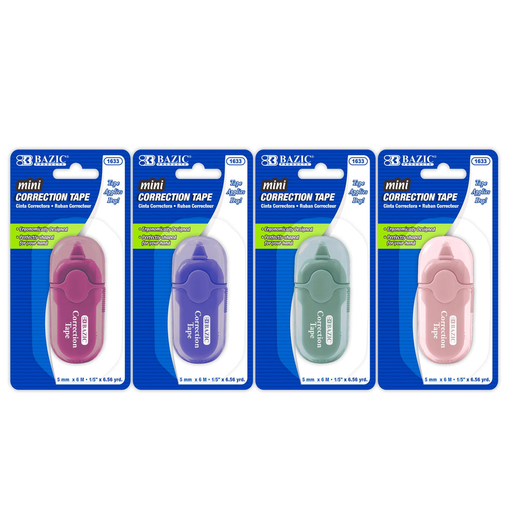 BAZIC 5 mm x 236" Mini Correction Tape with