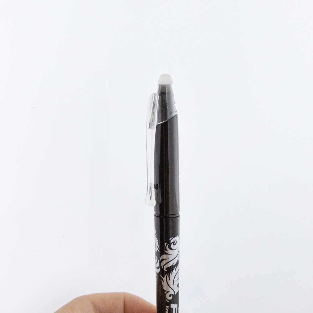 BAZIC Frizz Black Erasable Gel Pen with Grip