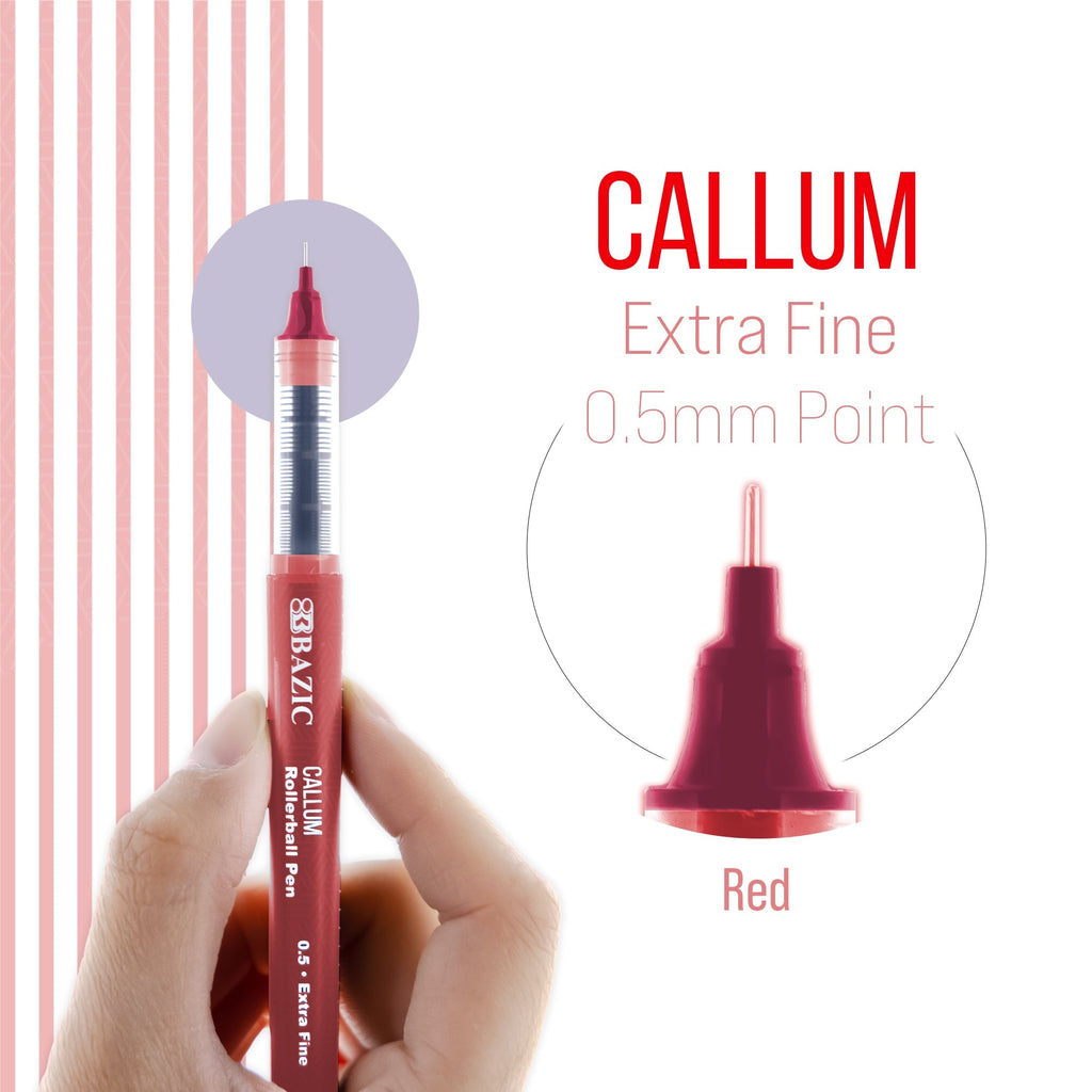 BAZIC Callum Red Jumbo Ink Tank Needle-Tip