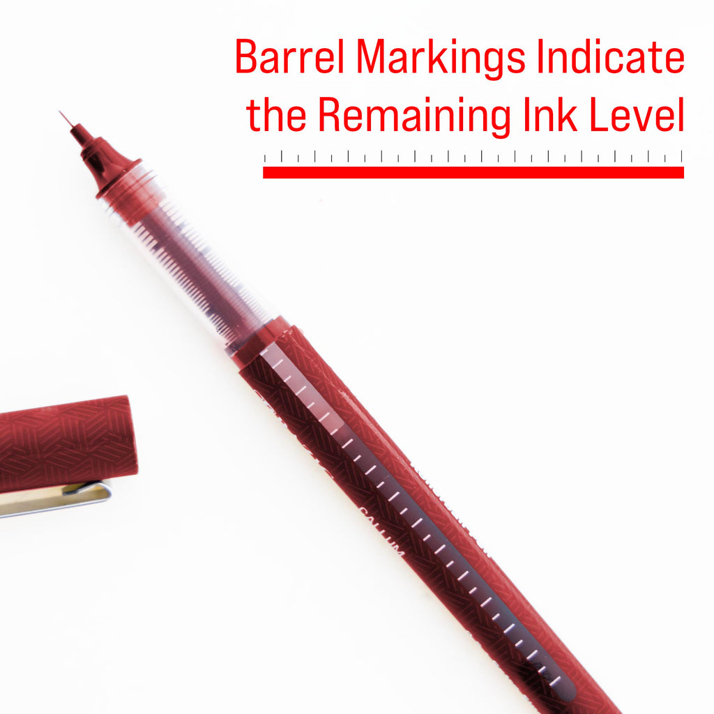 BAZIC Callum Red Jumbo Ink Tank Needle-Tip