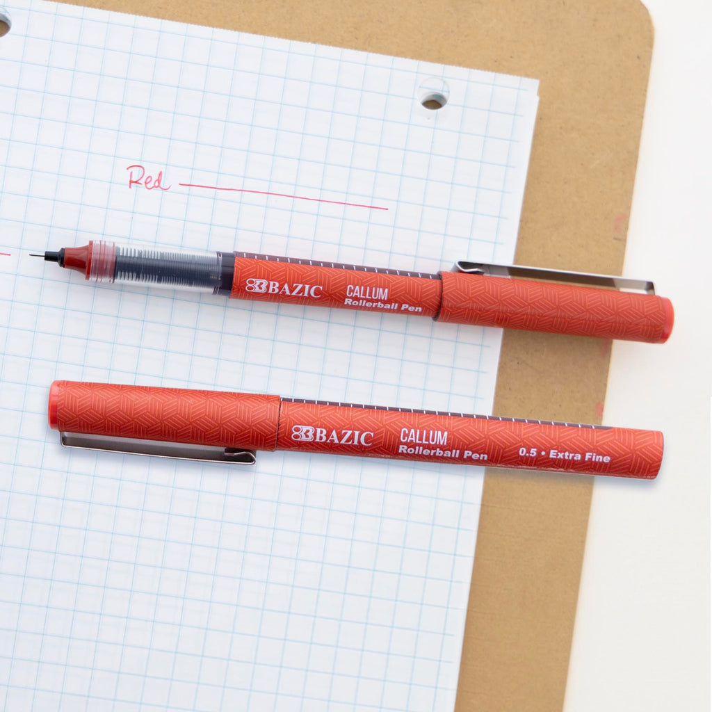 BAZIC Callum Red Jumbo Ink Tank Needle-Tip
