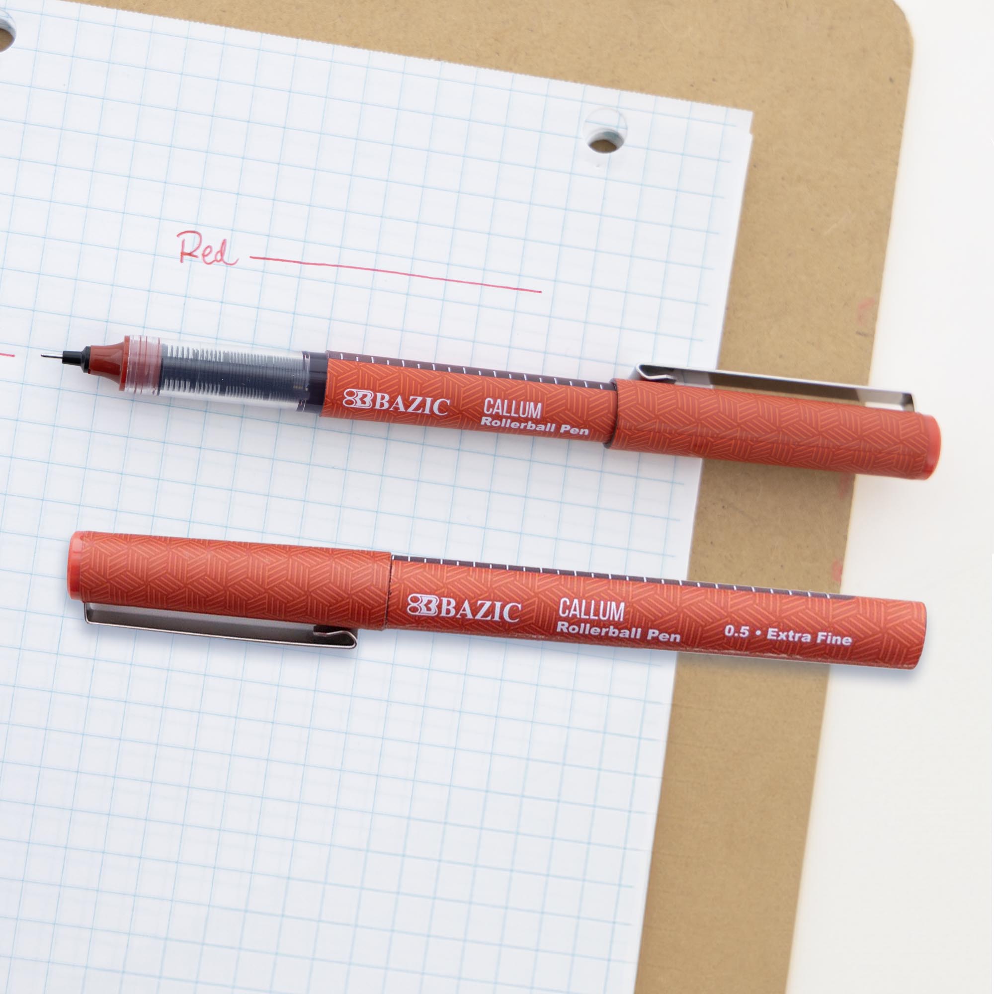 BAZIC Callum Red Jumbo Ink Tank Needle-Tip