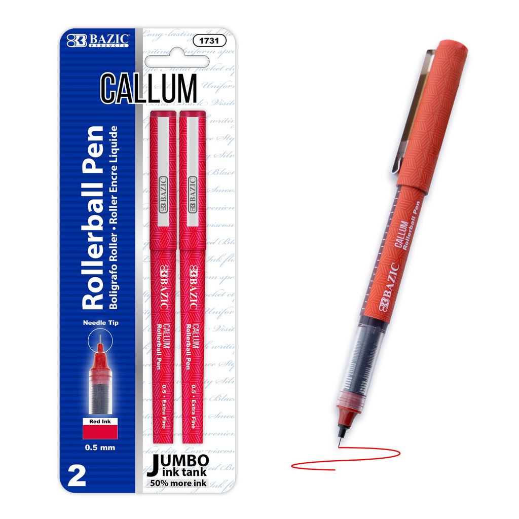 BAZIC Callum Red Jumbo Ink Tank Needle-Tip