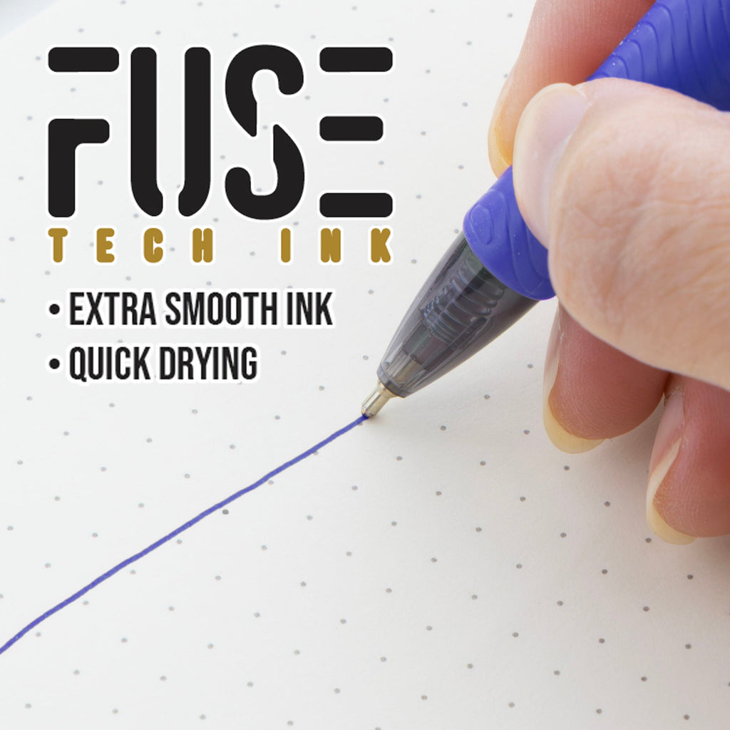 BAZIC Optima Blue FUSE Tech Ink Retractable