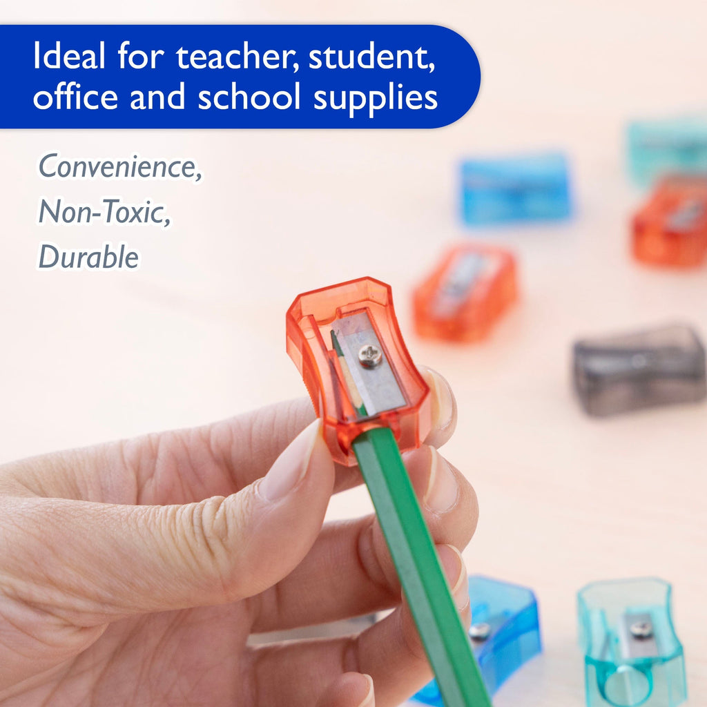 BAZIC Transparent Square Pencil Sharpener