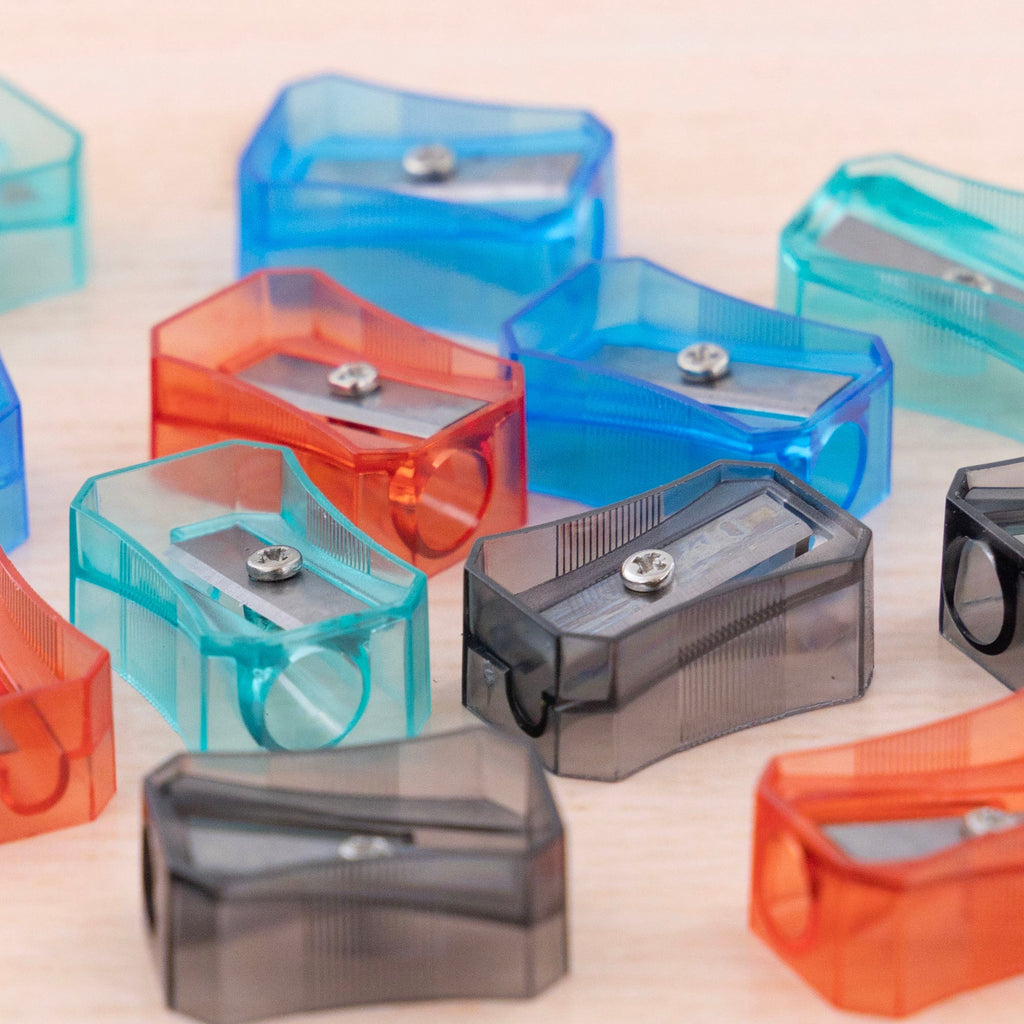 BAZIC Transparent Square Pencil Sharpener