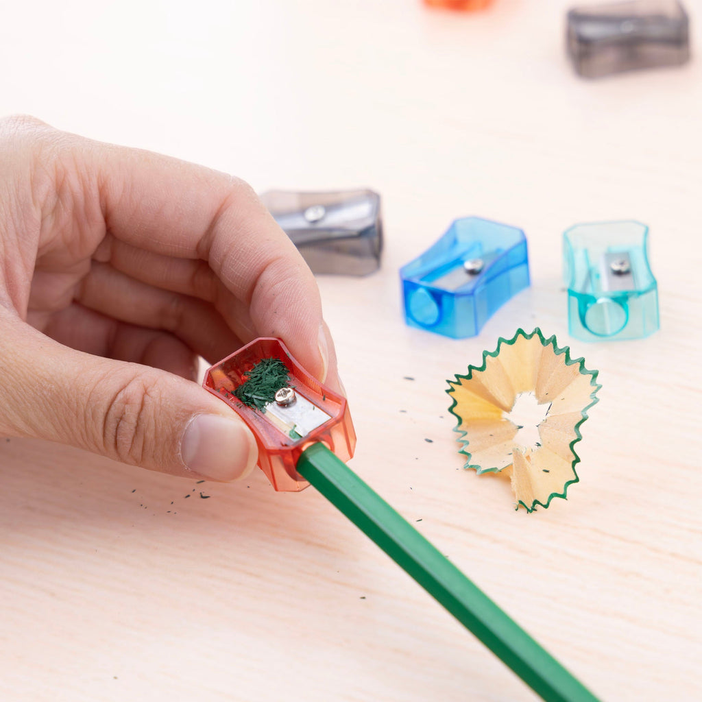 BAZIC Transparent Square Pencil Sharpener