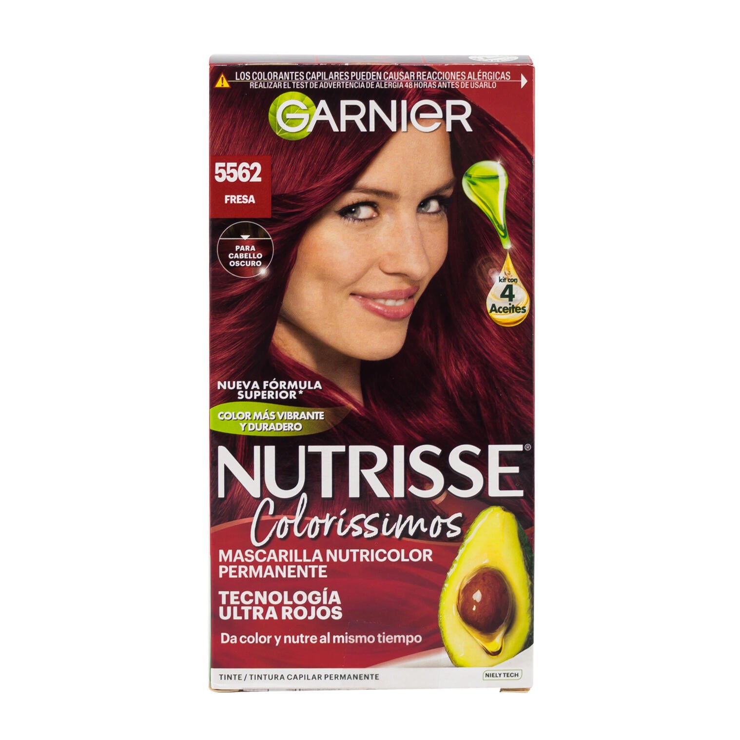 Garnier Nutrisse Nourishing Permanent Hair Color - 5562 Strawberry