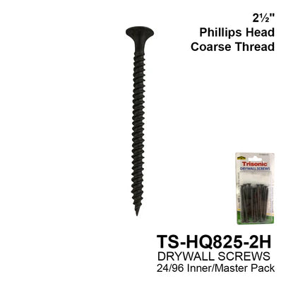 2.5" Drywall Screws Coarse Thread