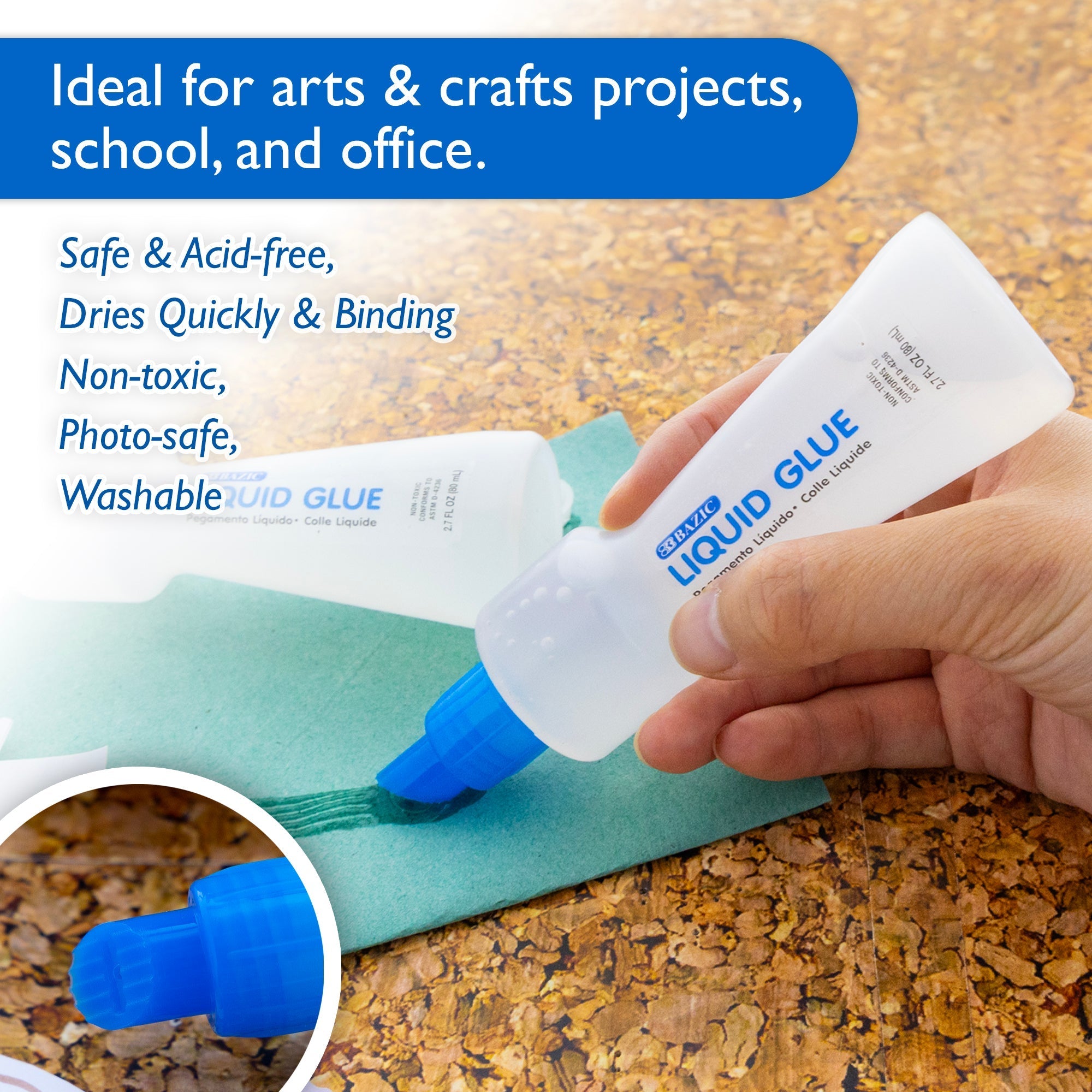 BAZIC Stationery Clear Glue