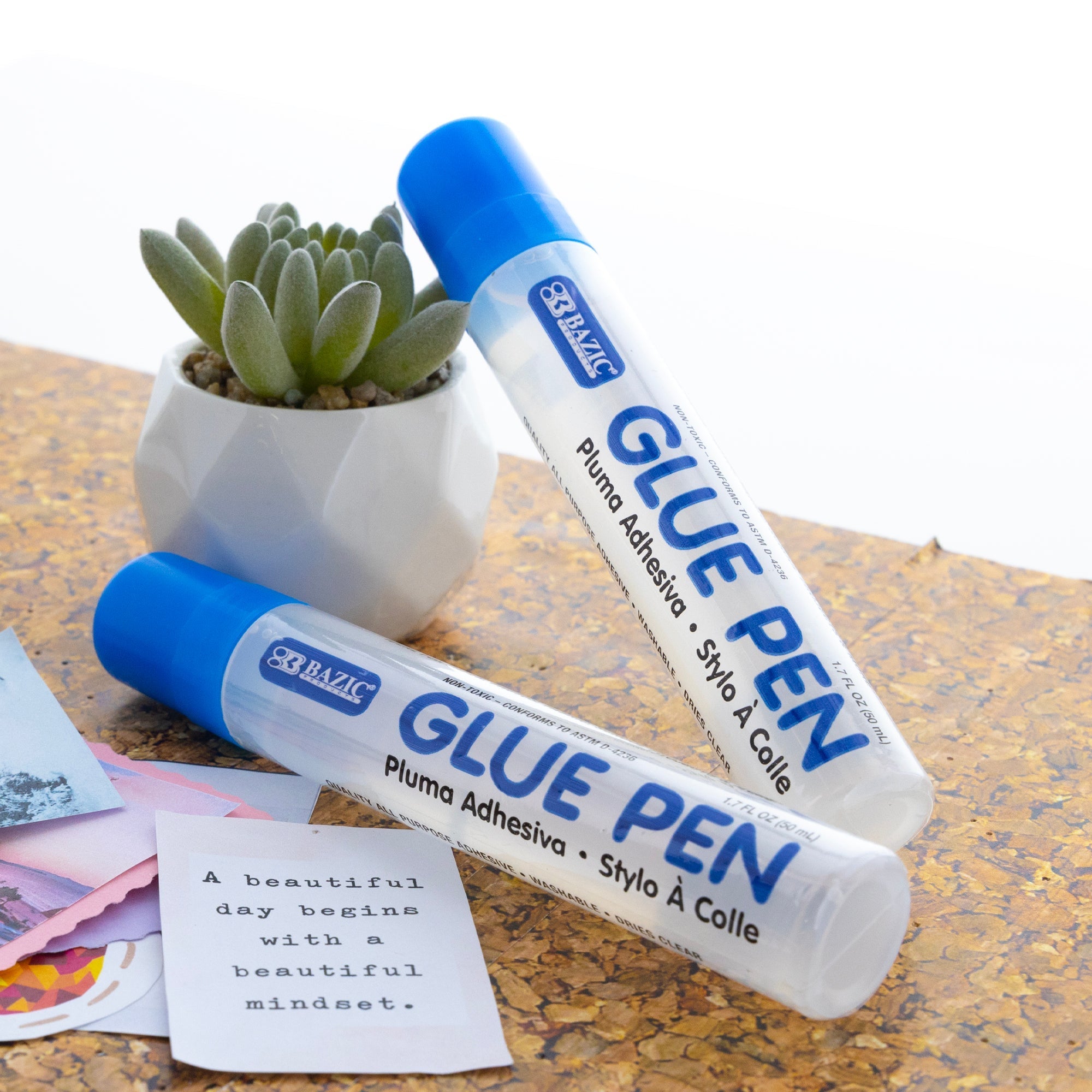 BAZIC Glue Pen (2/Pack)