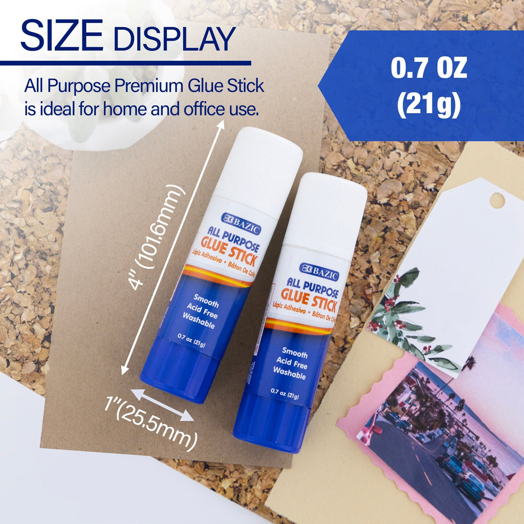 BAZIC Premium Glue Stick (2/Pack)