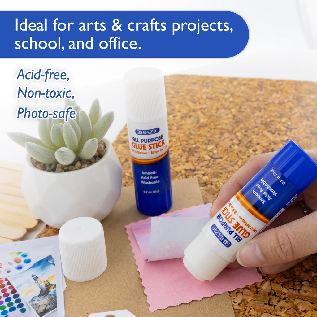 BAZIC Premium Glue Stick (2/Pack)
