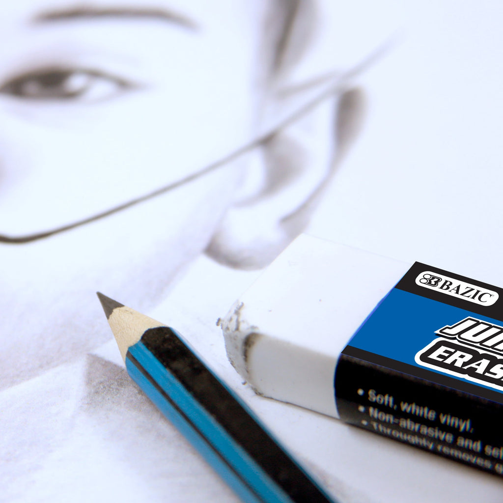 BAZIC Jumbo Eraser (4/Pack)