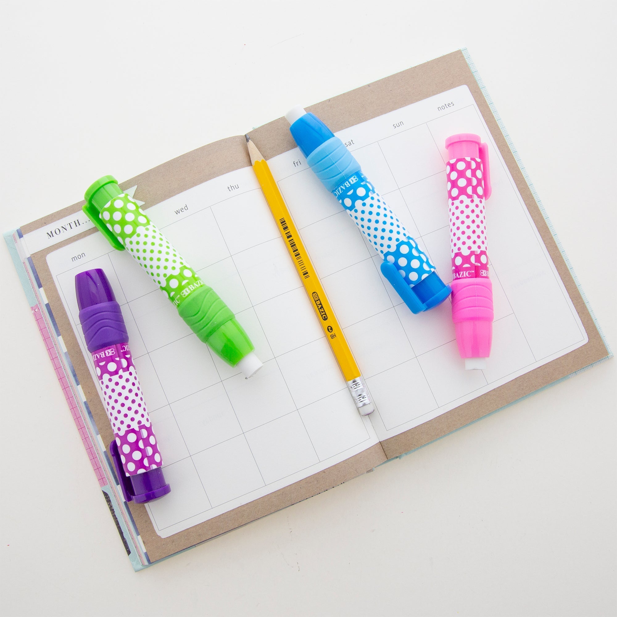 BAZIC Retractable Stick Erasers