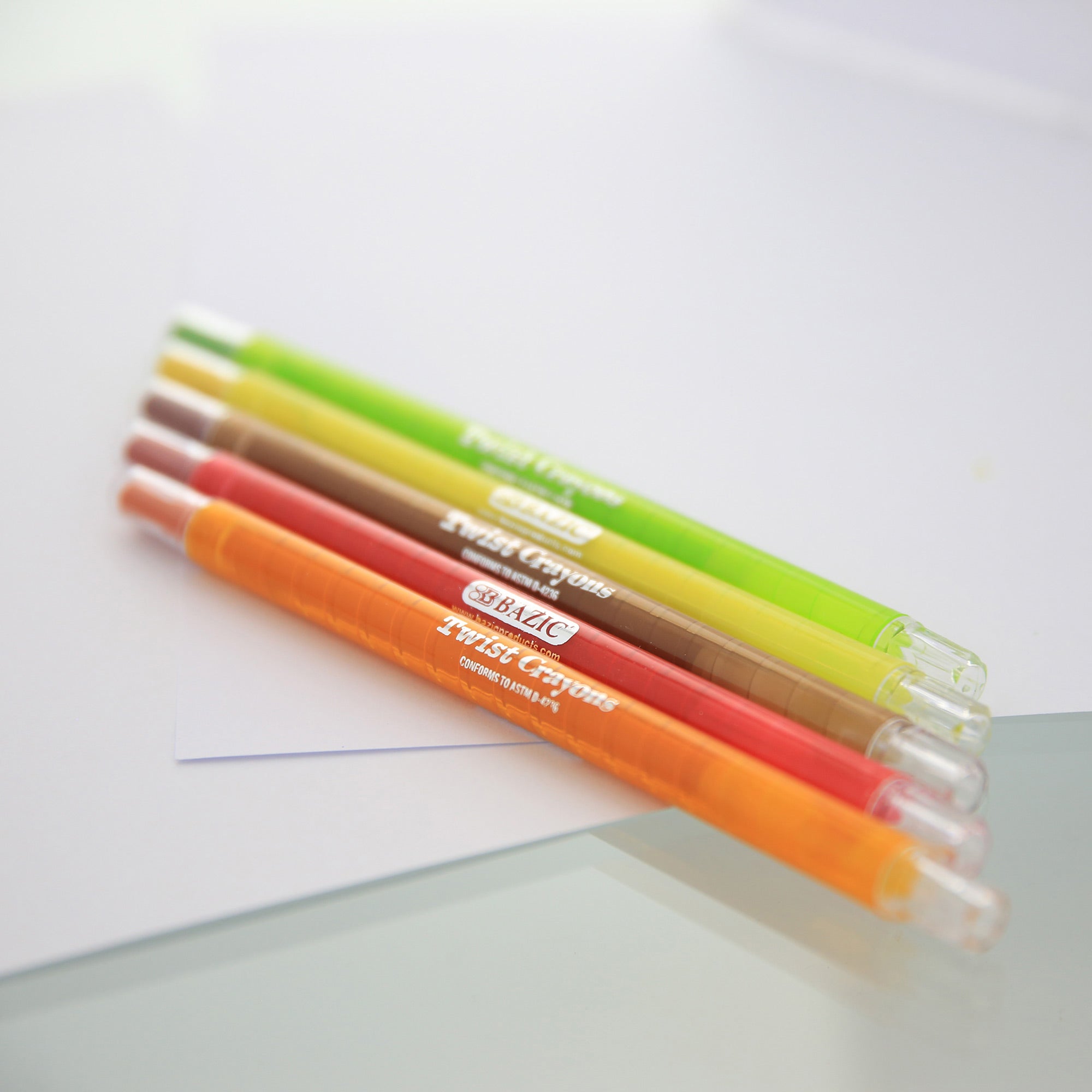 BAZIC 8 Color Propelling Crayons