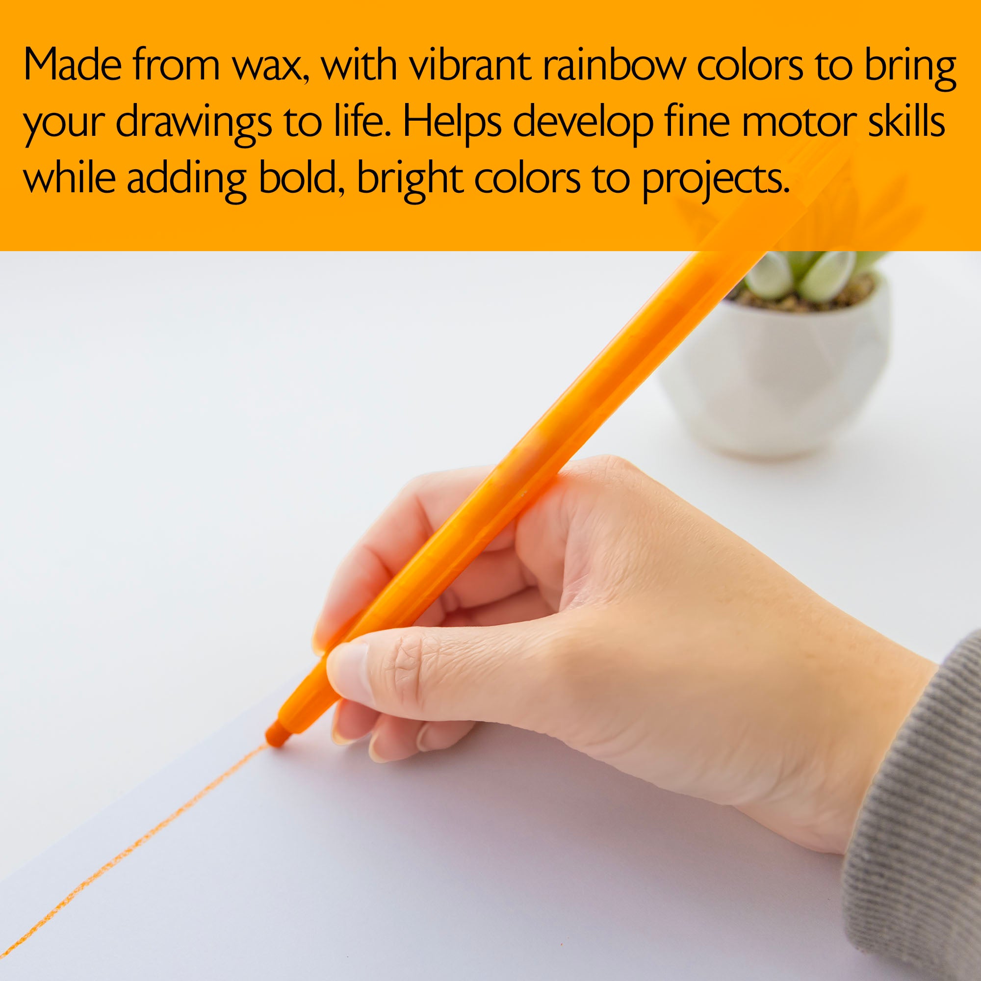 BAZIC 12 Color Propelling Crayons