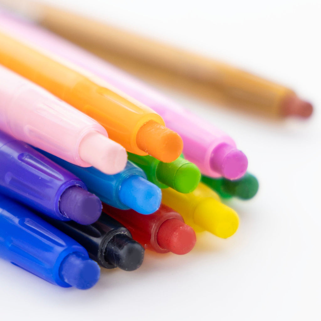 BAZIC 12 Color Propelling Crayons
