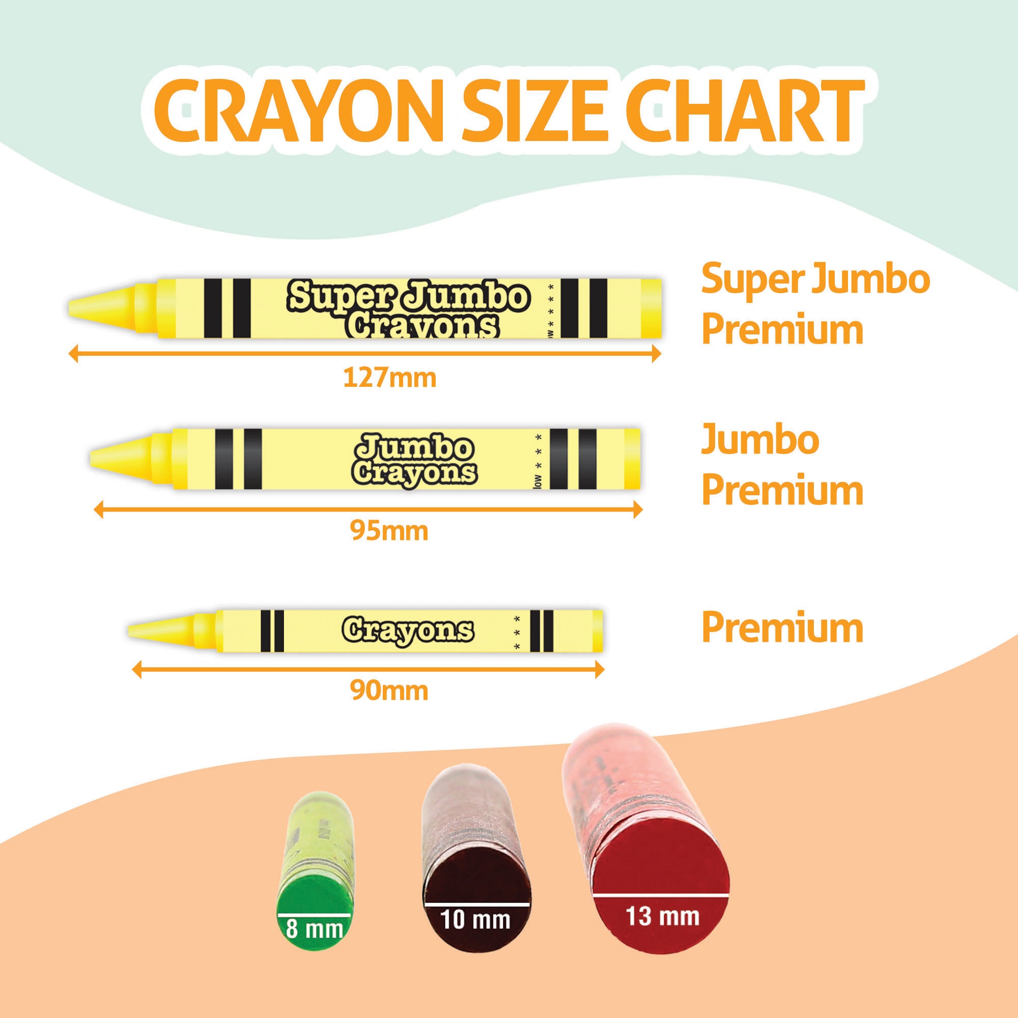 BAZIC 24 Color Premium Crayons