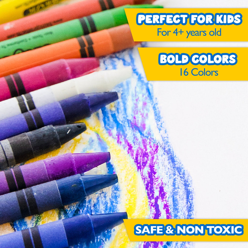 BAZIC 24 Color Premium Crayons