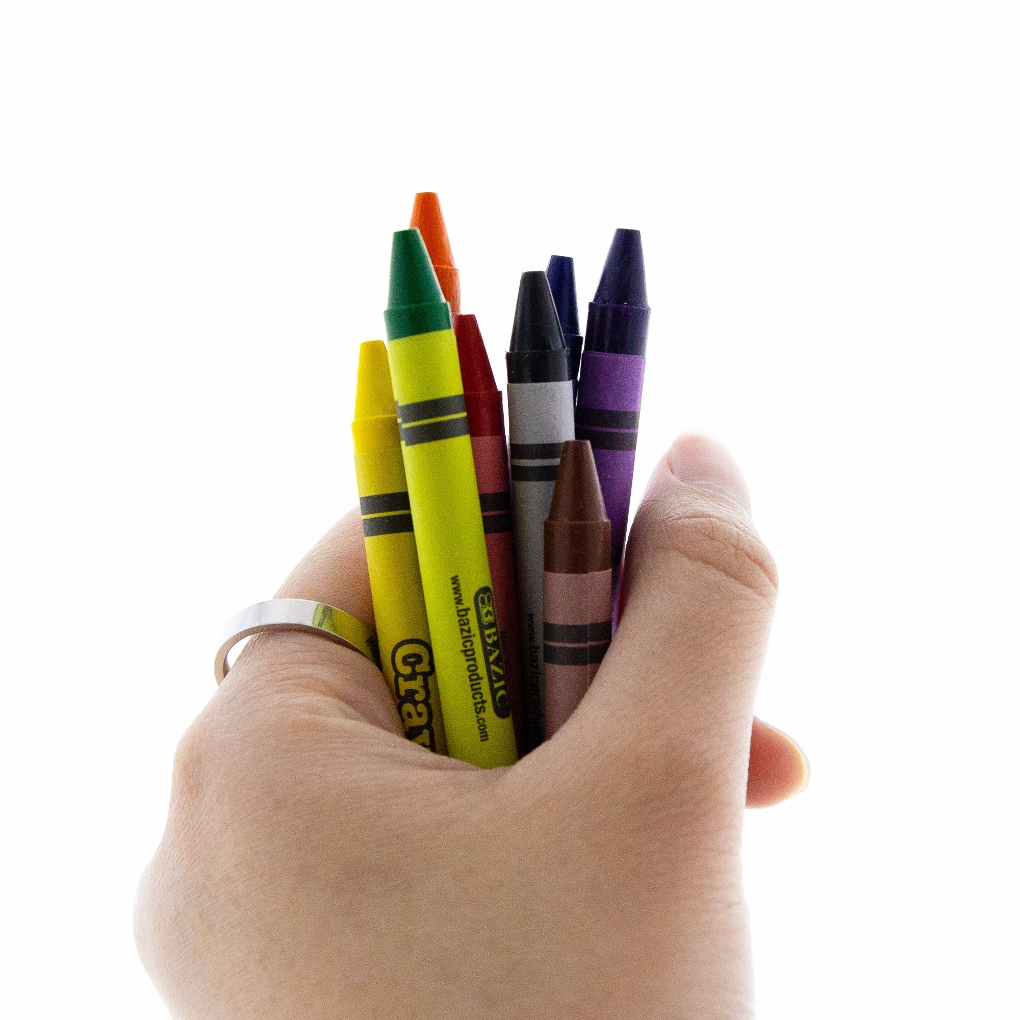 BAZIC 24 Color Premium Crayons