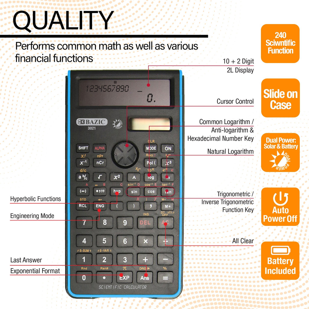 BAZIC 240 Function Fancy color Scientific