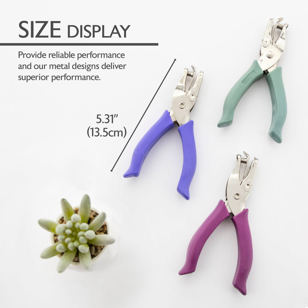 BAZIC Premium Single Hole Paper Punch w/