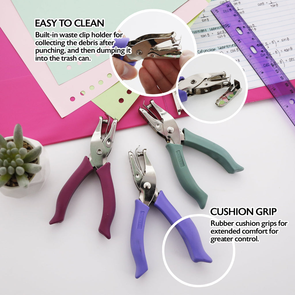 BAZIC Premium Single Hole Paper Punch w/