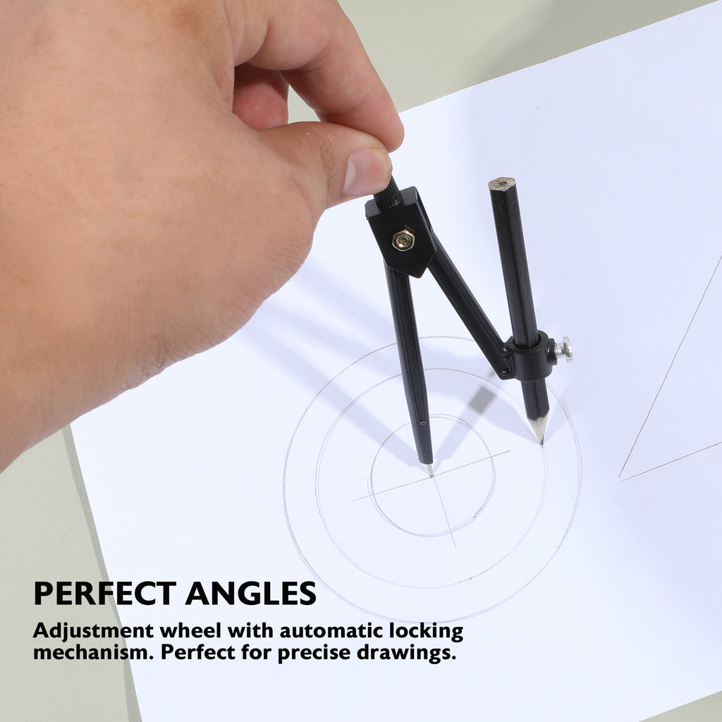 BAZIC 4-Piece Geometry Ruler Combination Sets