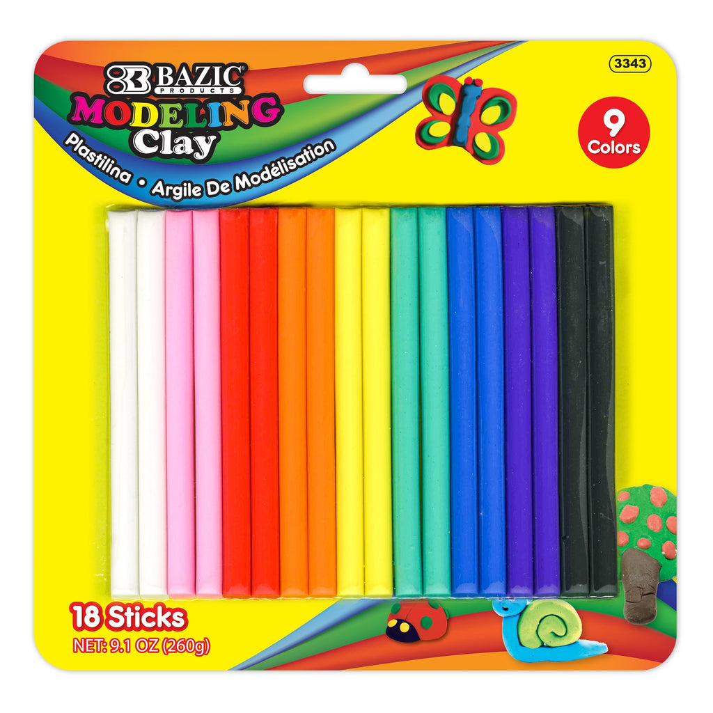 BAZIC  9 Color Modeling Clay