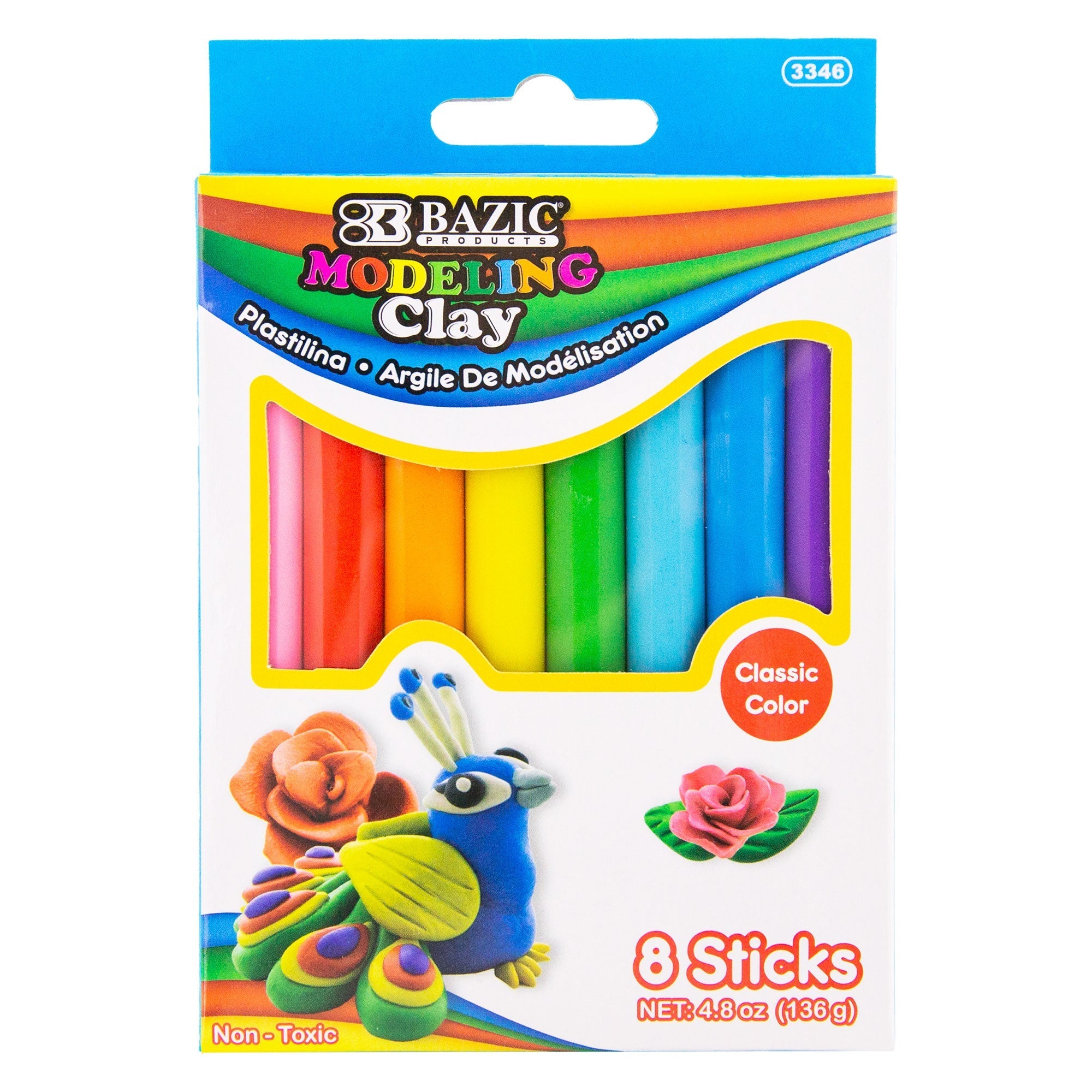 BAZIC 8 Primary Color Modeling Clay