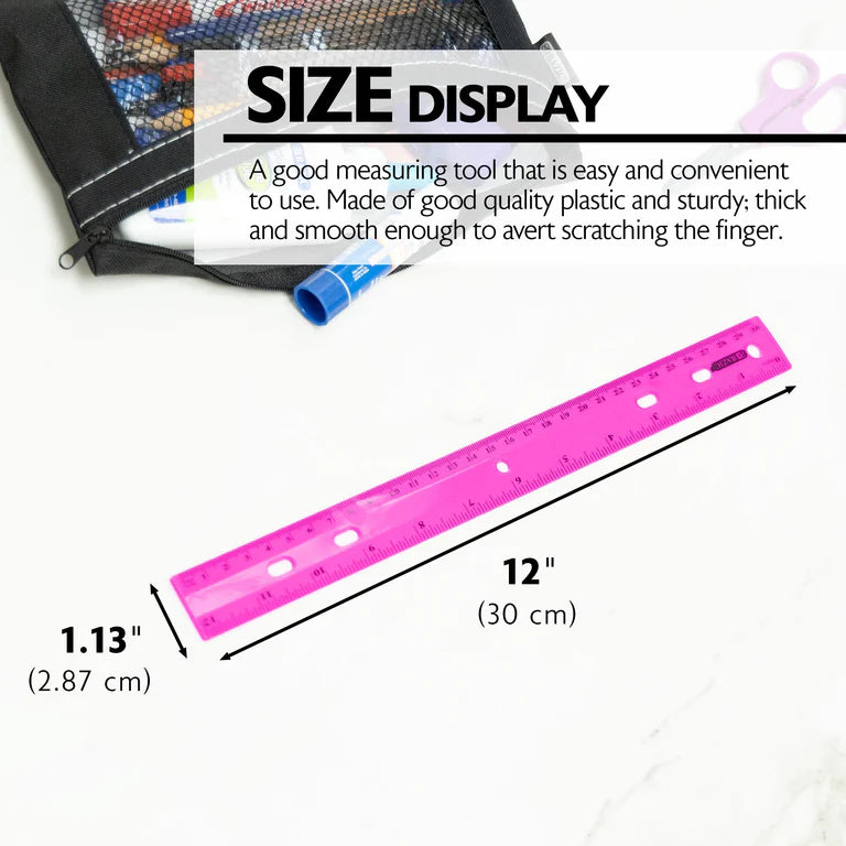 Jeweltones Color Ruler 12"