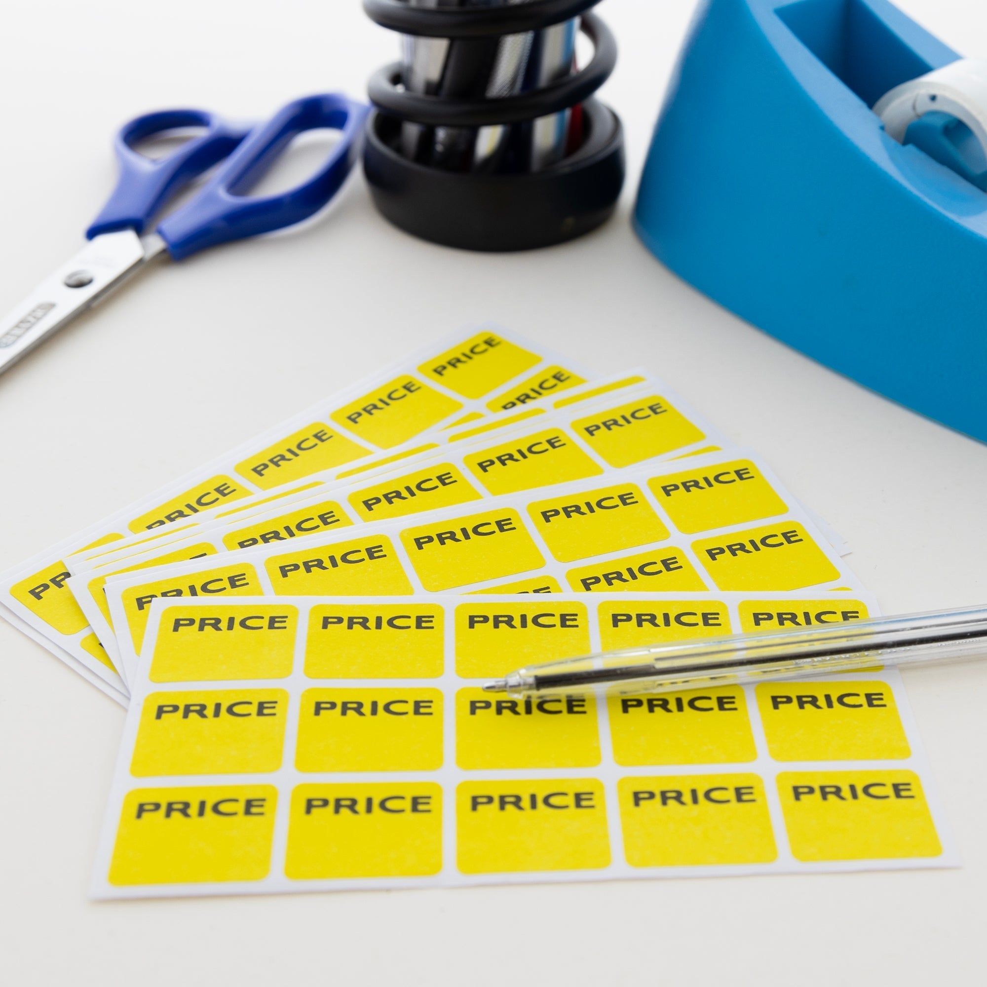 BAZIC Yellow Price Mark Label (180/Pack)
