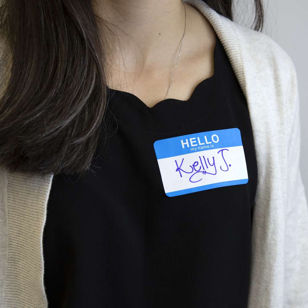 BAZIC "HELLO my name is" Name Badge Label