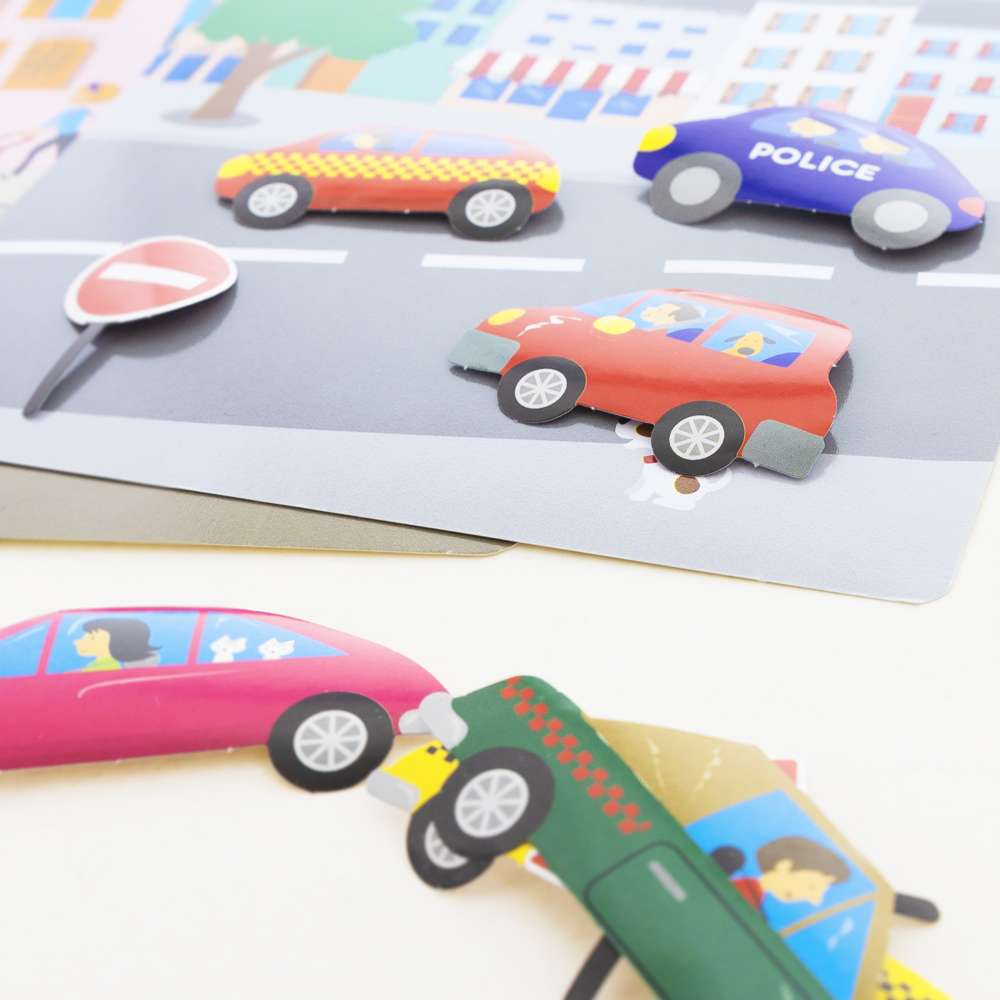BAZIC Car Series Assorted Sticker (80/Bag)