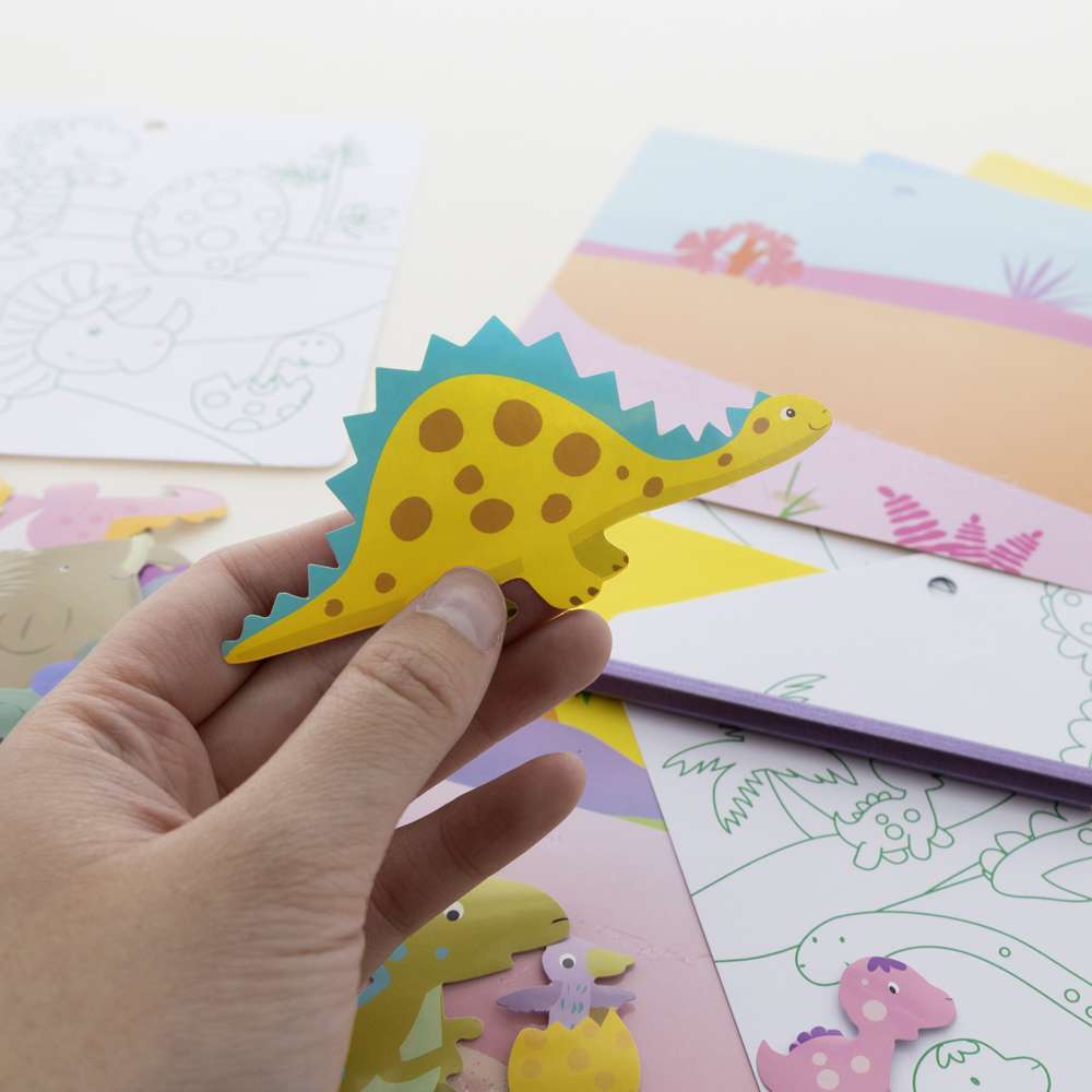 BAZIC Dinosaur Series Assorted Sticker (80/Bag)
