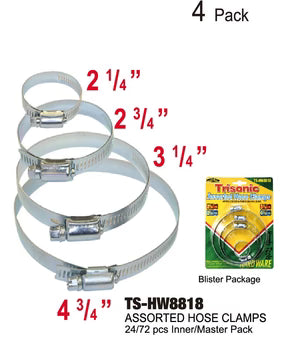 Large Assorted Hose Clamps