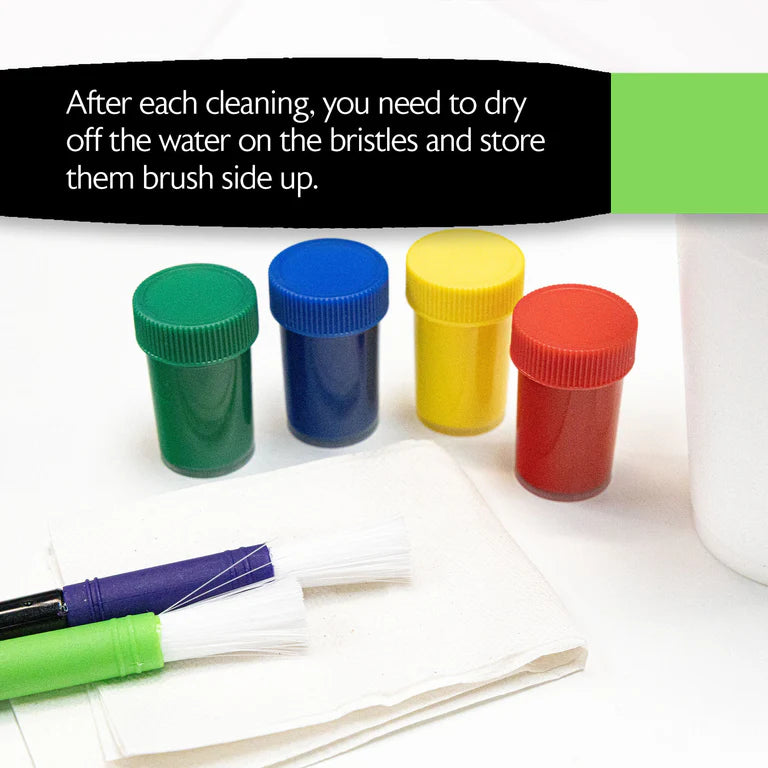 BAZIC Jumbo Kid's Paint Brush Set (4/Pack)
