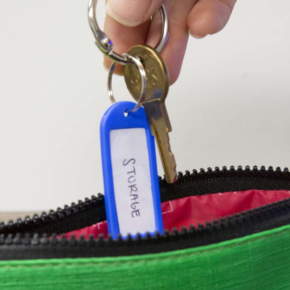 BAZIC Key Tag with Label Window (8/Pack)
