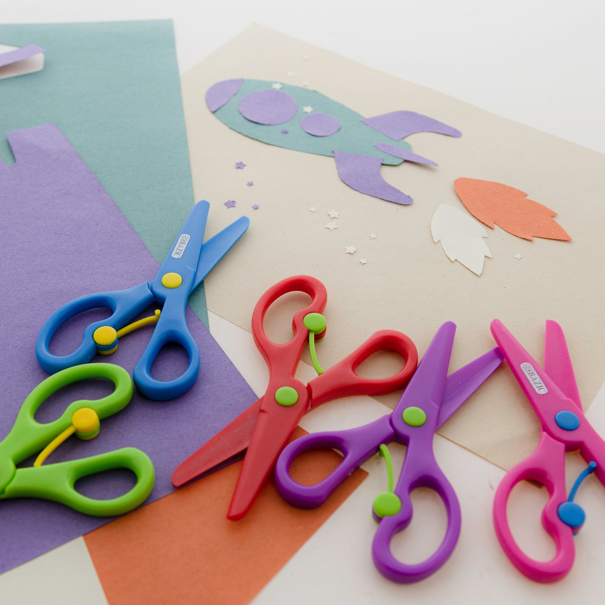 BAZIC 5" Kids Training Scissors