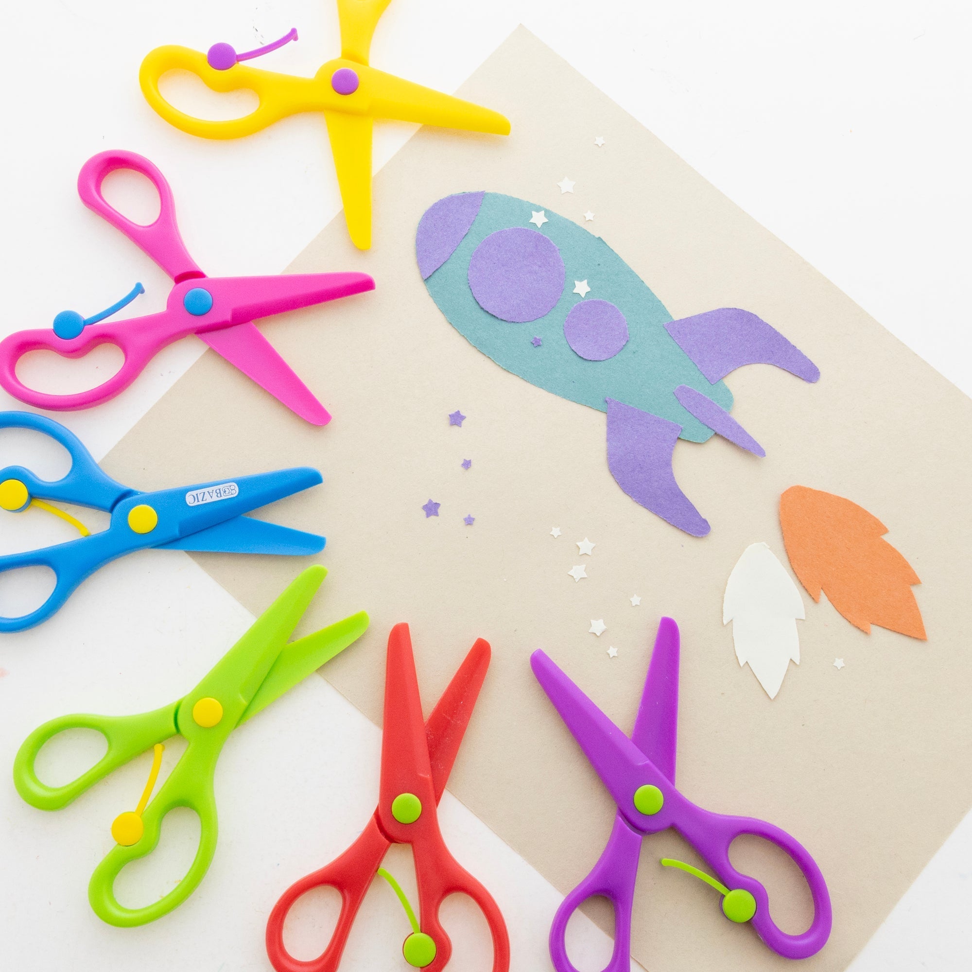 BAZIC 5" Kids Training Scissors