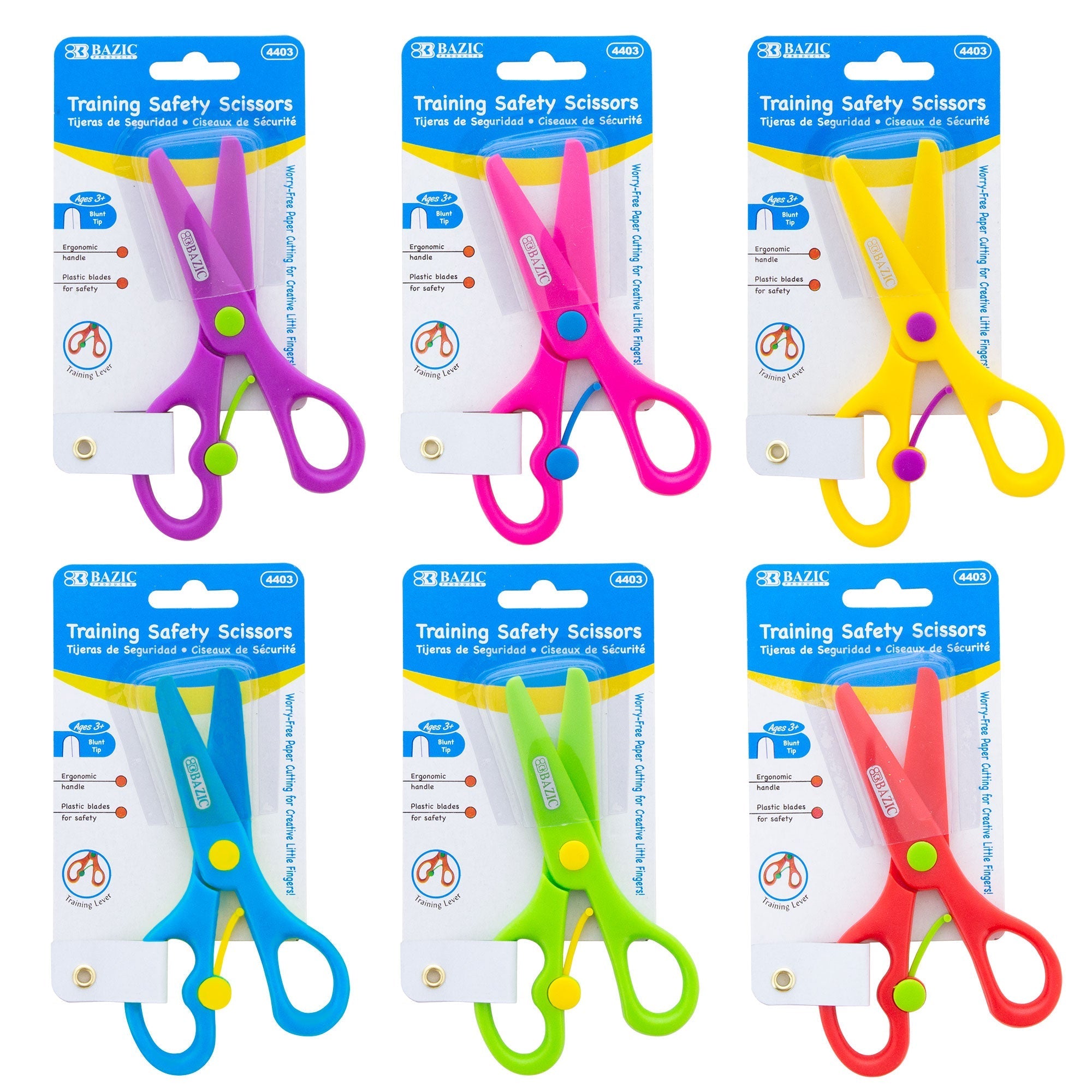 BAZIC 5" Kids Training Scissors